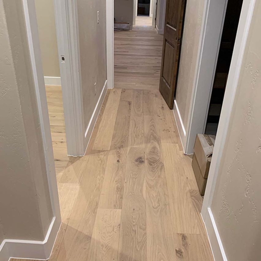 Wire Brushed Chambord White Oak Flooring - 7