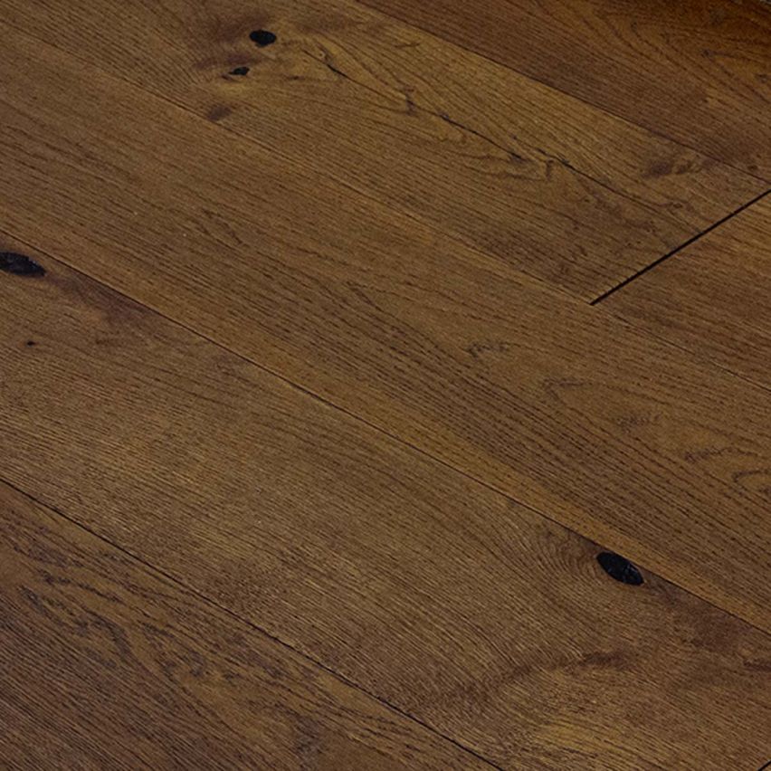 Wire Brushed Gunstock White Oak Flooring - 3