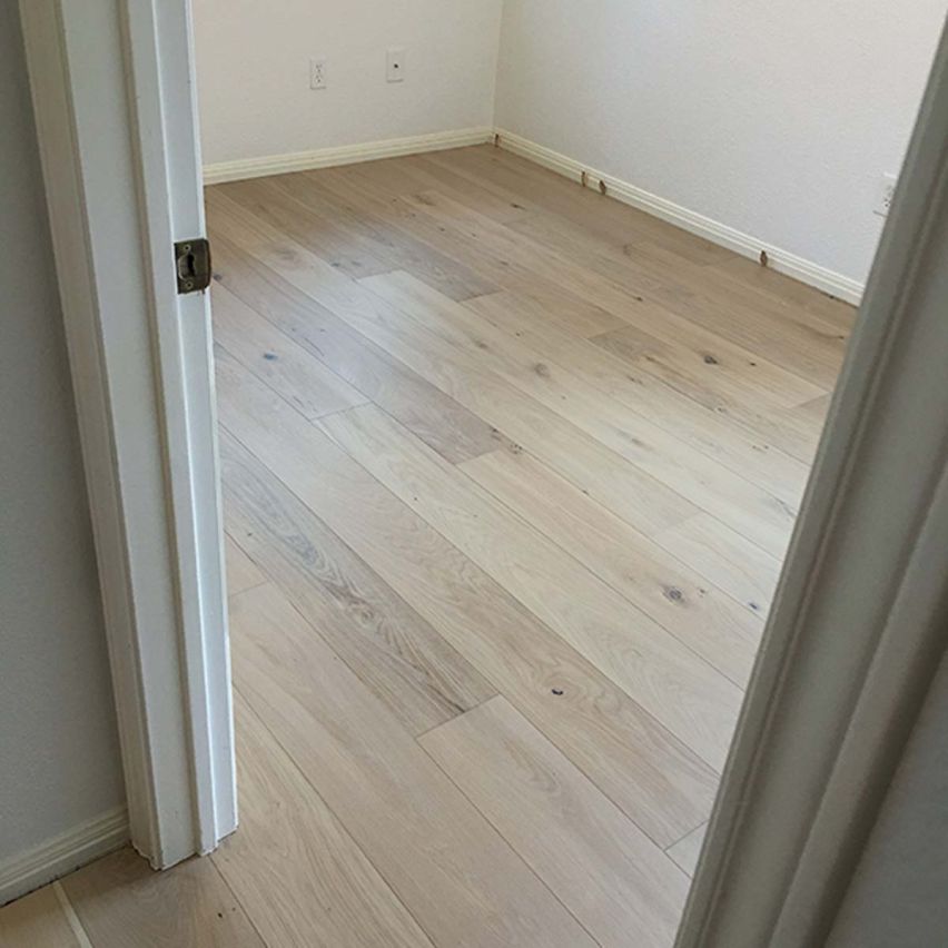 Wire Brushed Boucher White Oak Flooring - 7.5