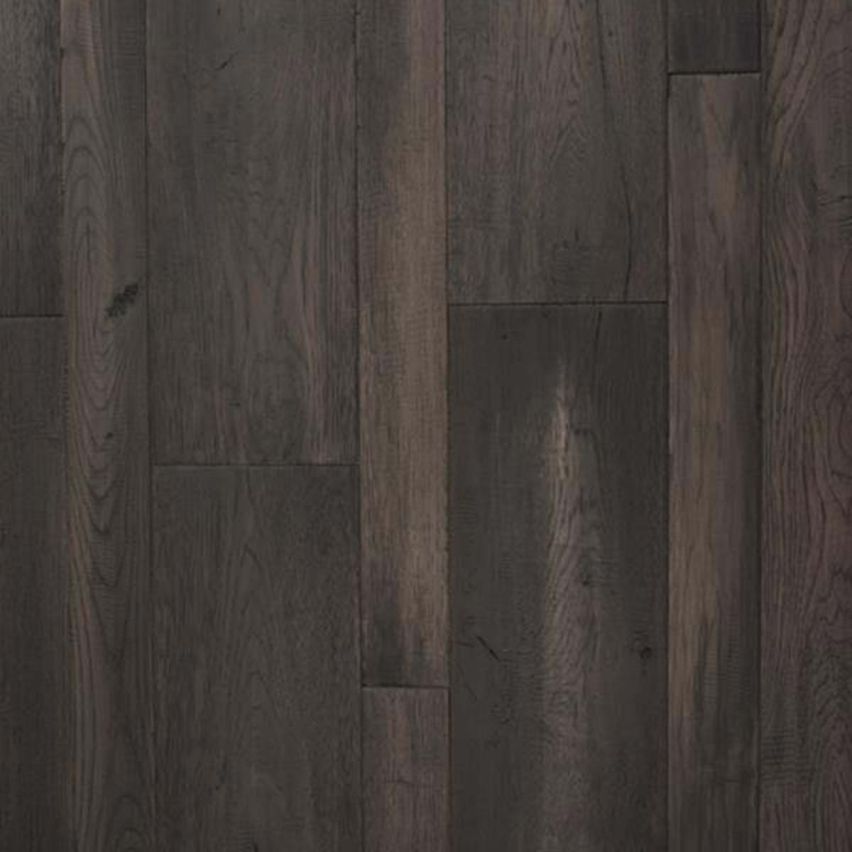 Hand Scraped Amarone Hickory Flooring - Random Width