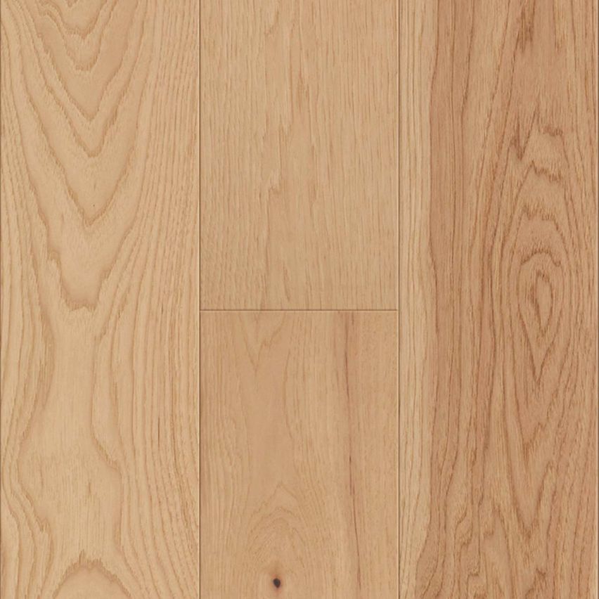 Wire Brushed Natural Hickory Flooring - 7.5