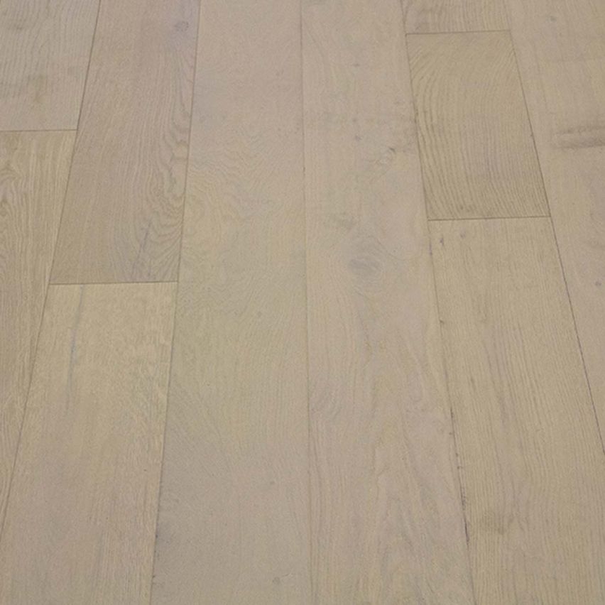Wire Brushed Sterling White Oak Flooring - 7