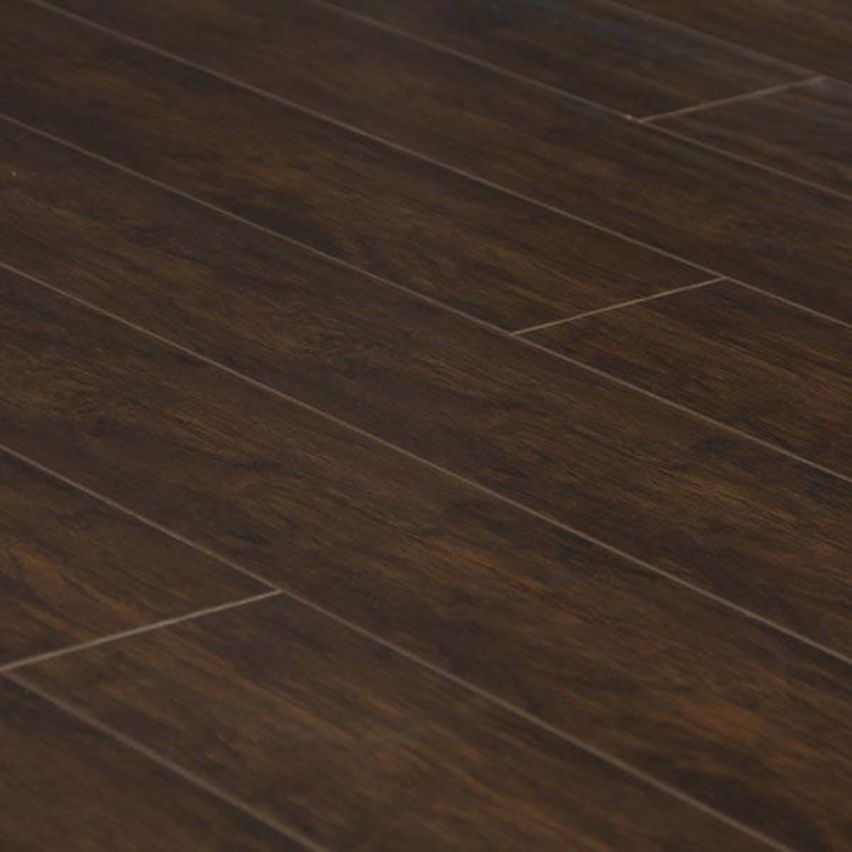 Hand Scraped Hickory Mocha Laminate Flooring - 5