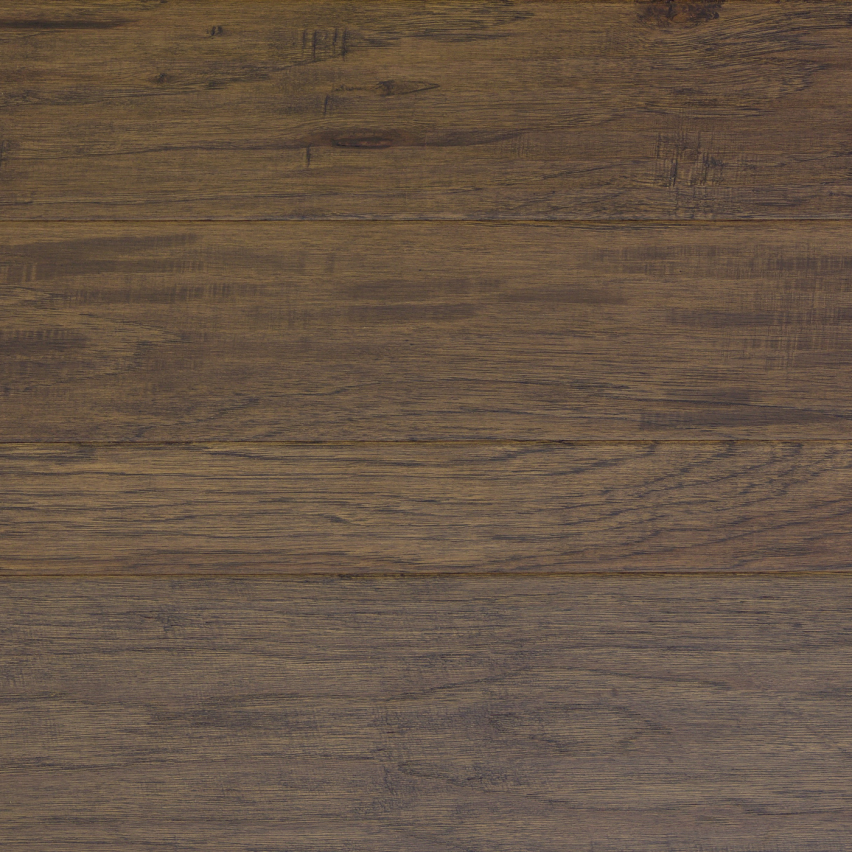 Hand Scraped Ginger Hickory Flooring - 3