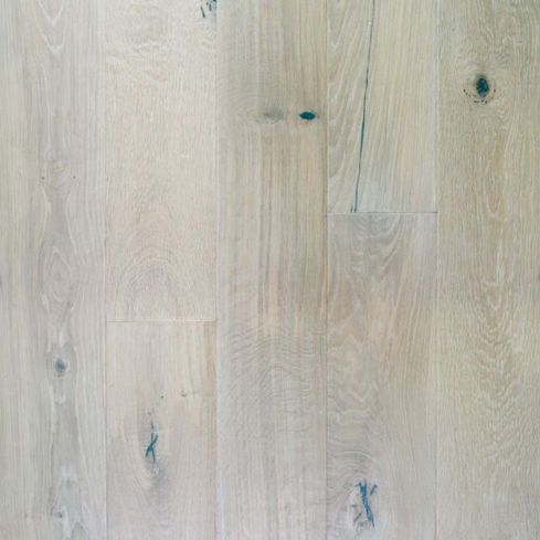 Wire Brushed Van Gough White Oak Flooring - 7"