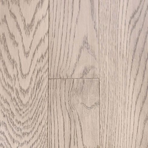 Wire Brushed Silver Grey White Oak Flooring - 3"